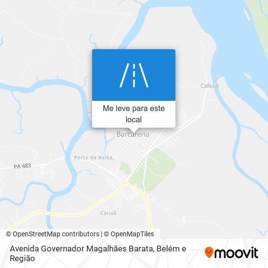 Avenida Governador Magalhães Barata mapa