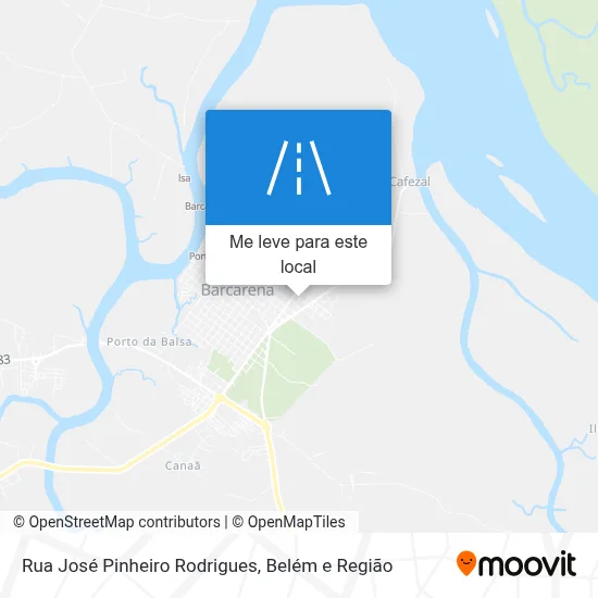Rua José Pinheiro Rodrigues mapa