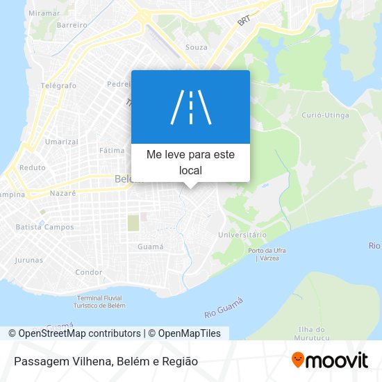 Passagem Vilhena mapa