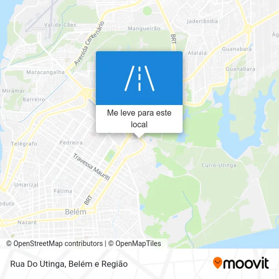 Rua Do Utinga mapa