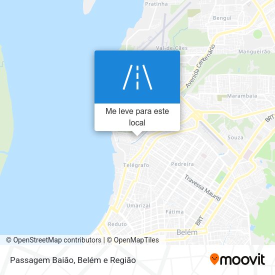 Passagem Baião mapa