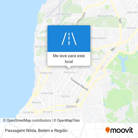 Passagem Nilda mapa