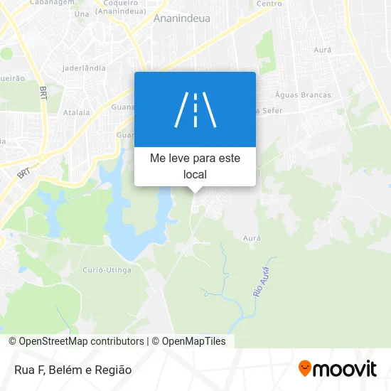 Rua F mapa