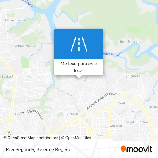 Rua Segunda mapa
