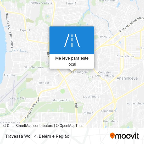 Travessa Wo 14 mapa
