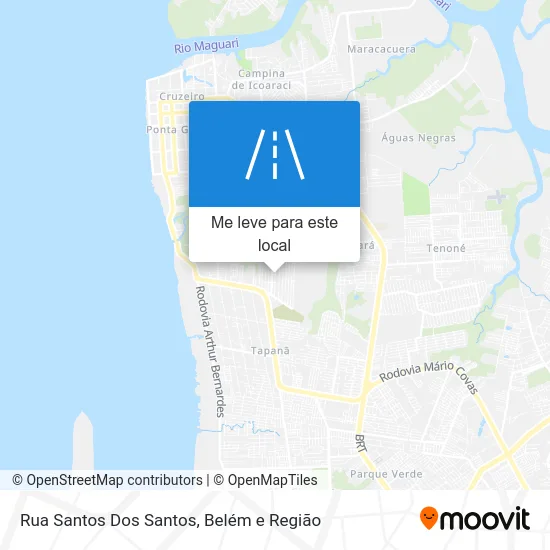 Rua Santos Dos Santos mapa