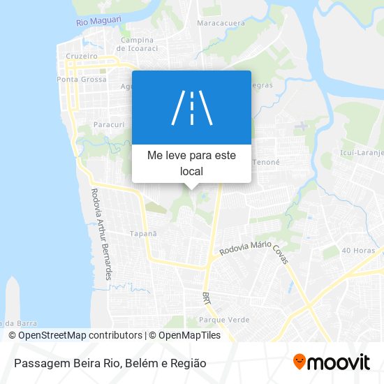 Passagem Beira Rio mapa