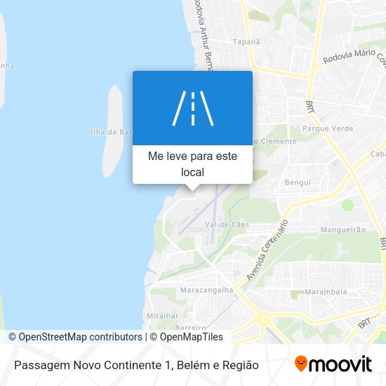 Passagem Novo Continente 1 mapa