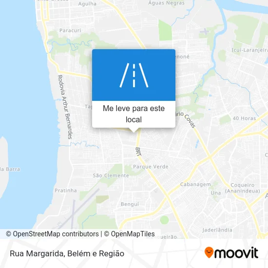 Rua Margarida mapa