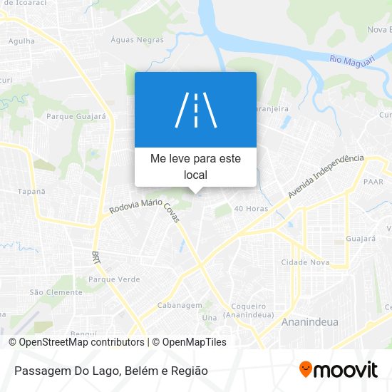Passagem Do Lago mapa