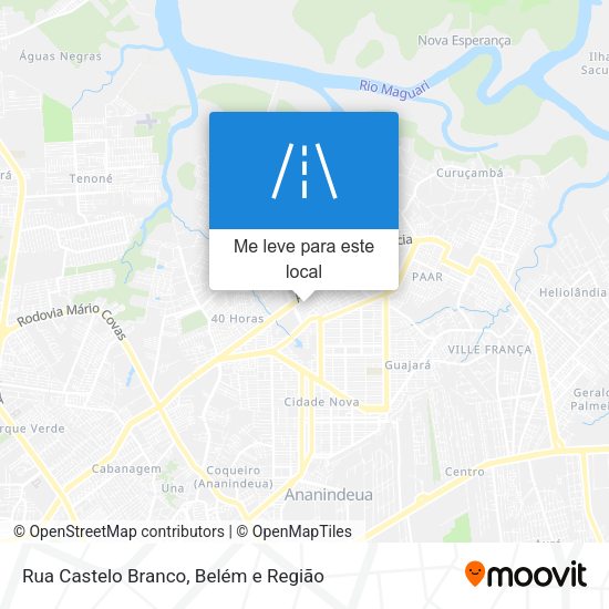 Rua Castelo Branco mapa