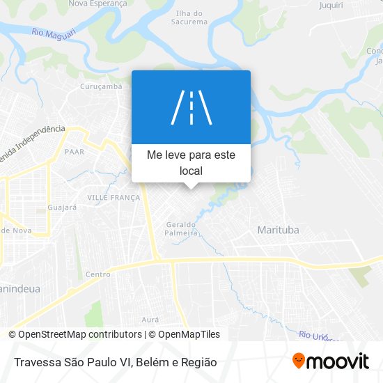 Travessa São Paulo VI mapa