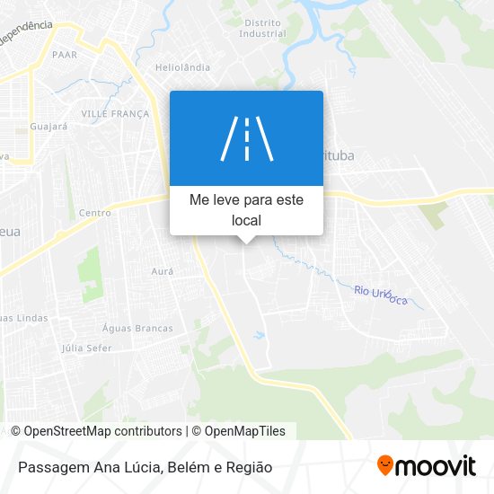 Passagem Ana Lúcia mapa