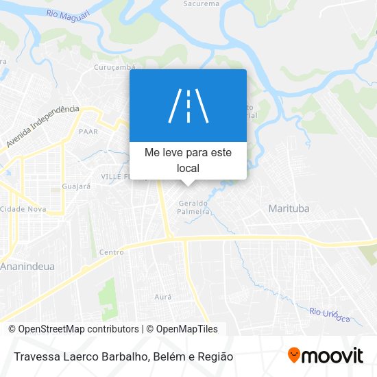 Travessa Laerco Barbalho mapa