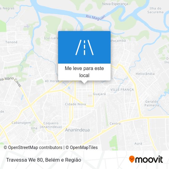 Travessa We 80 mapa