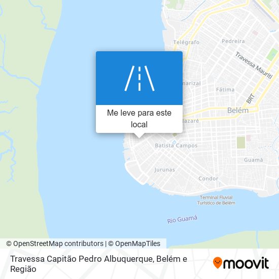 Travessa Capitão Pedro Albuquerque mapa