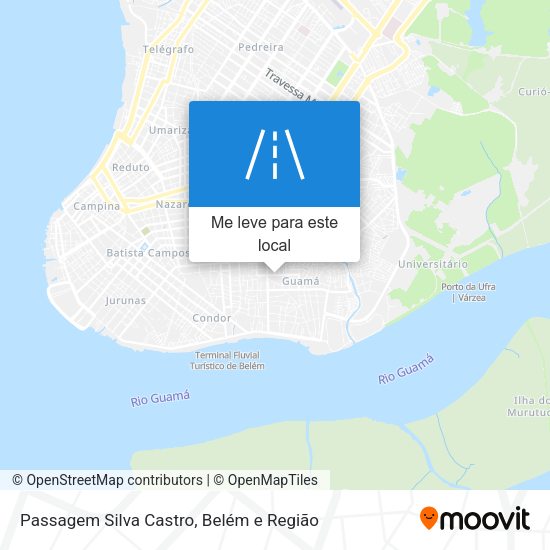 Passagem Silva Castro mapa