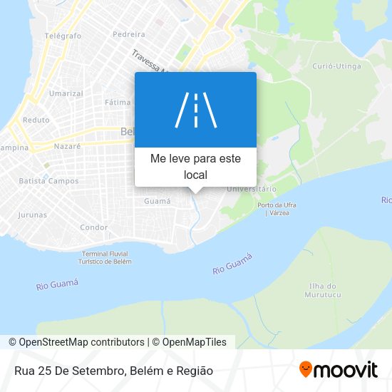 Rua 25 De Setembro mapa