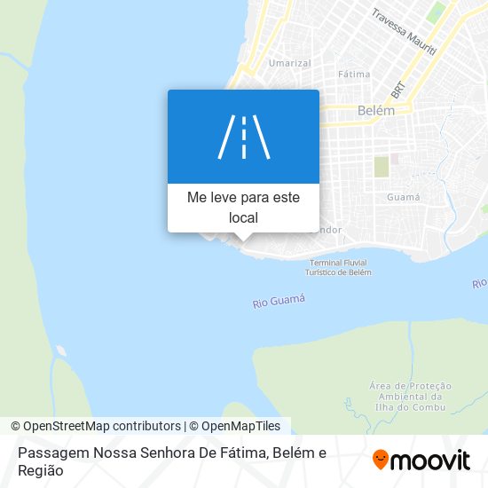 Passagem Nossa Senhora De Fátima mapa