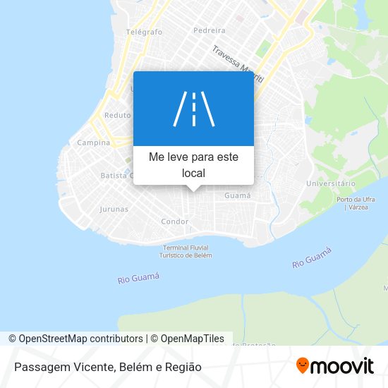 Passagem Vicente mapa