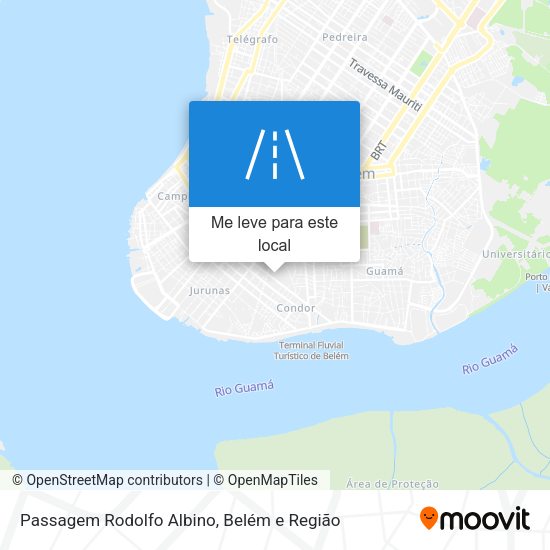 Passagem Rodolfo Albino mapa