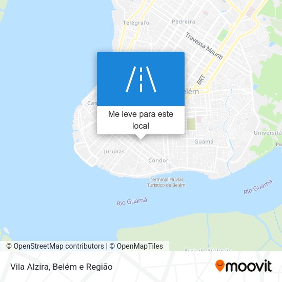 Vila Alzira mapa