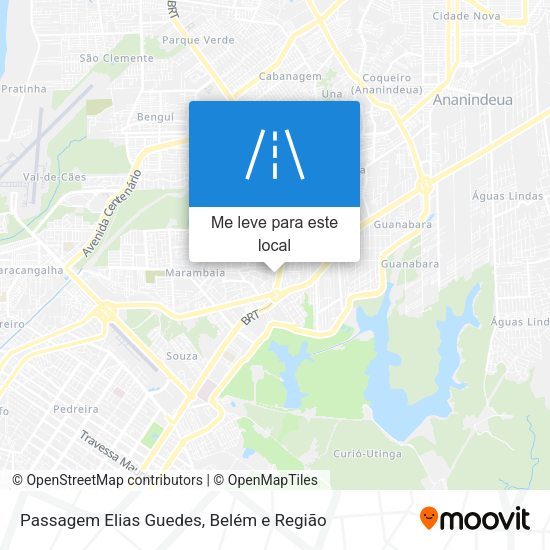 Passagem Elias Guedes mapa