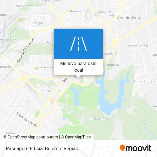 Passagem Edisia mapa
