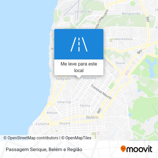 Passagem Serique mapa