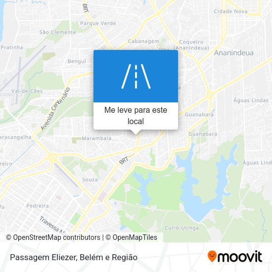 Passagem Eliezer mapa