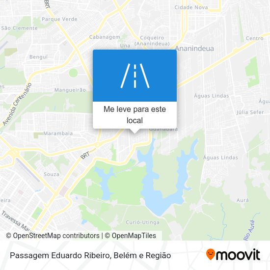 Passagem Eduardo Ribeiro mapa