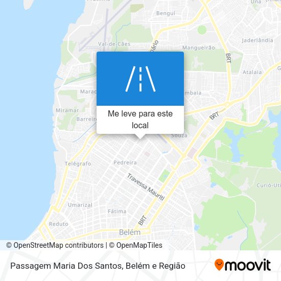 Passagem Maria Dos Santos mapa