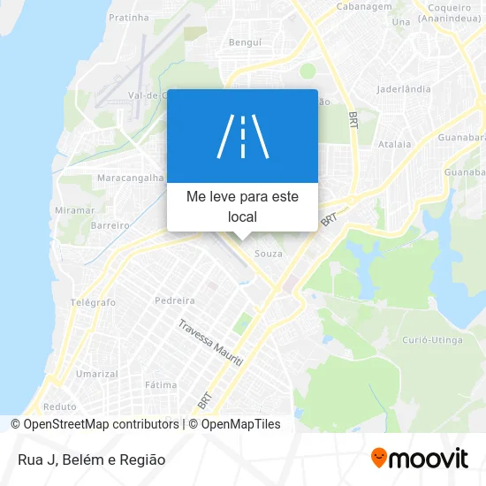 Rua J mapa