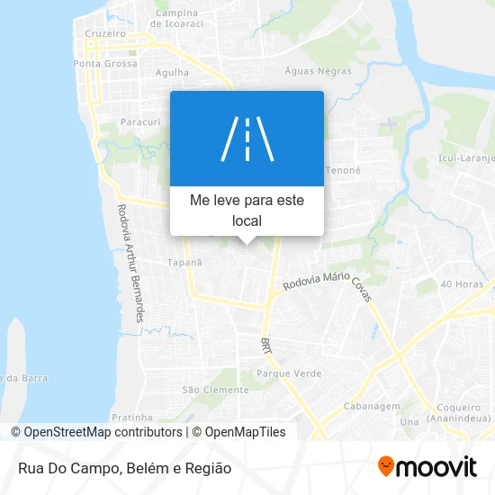 Rua Do Campo mapa