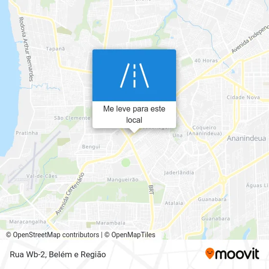 Rua Wb-2 mapa