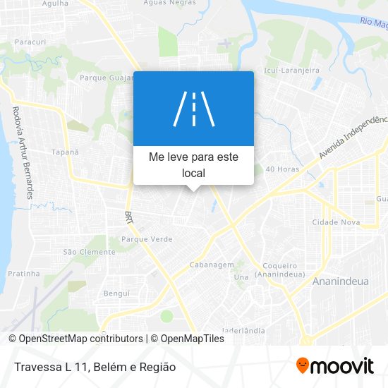 Travessa L 11 mapa