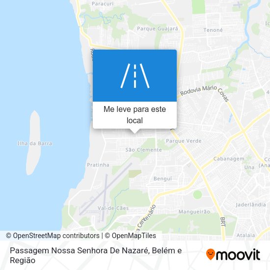 Passagem Nossa Senhora De Nazaré mapa