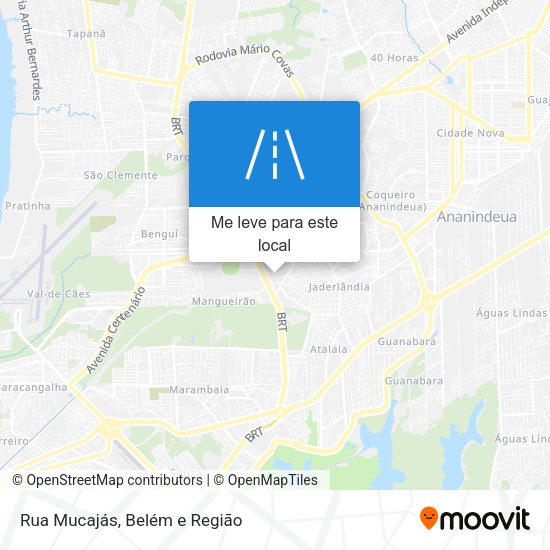 Rua Mucajás mapa