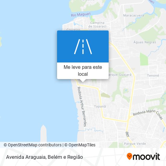 Avenida Araguaia mapa