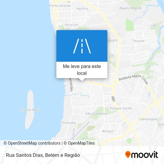Rua Santos Dias mapa