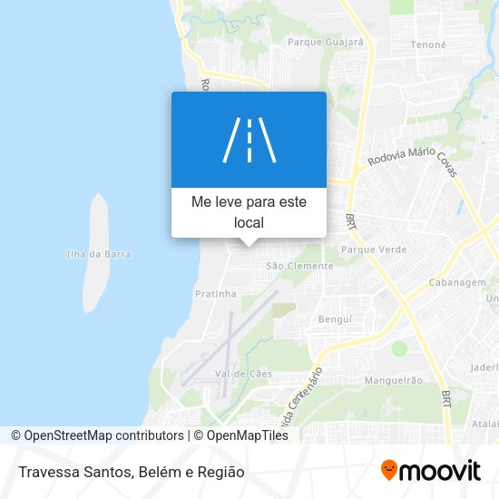 Travessa Santos mapa