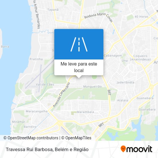 Travessa Rui Barbosa mapa