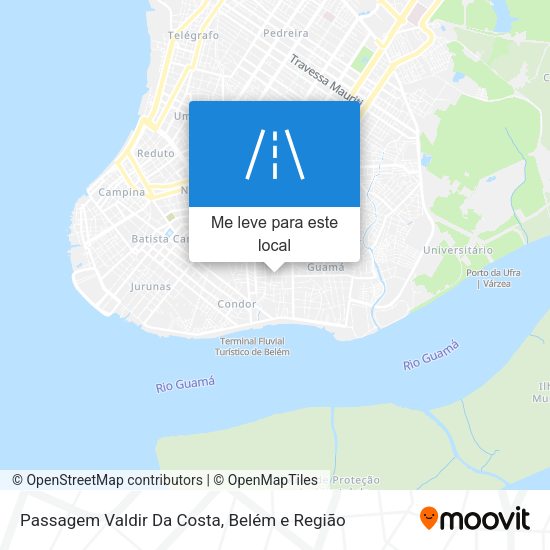 Passagem Valdir Da Costa mapa