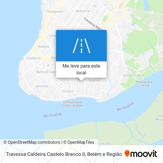 Travessa Caldeira Castelo Branco II mapa