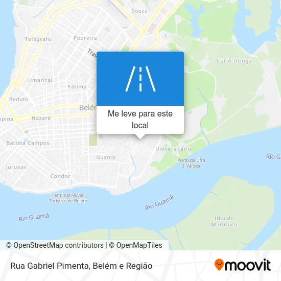 Rua Gabriel Pimenta mapa