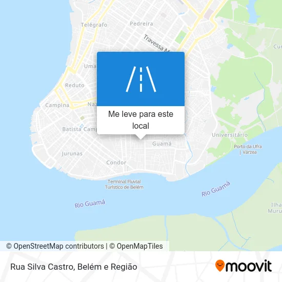 Rua Silva Castro mapa