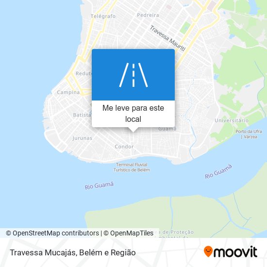 Travessa Mucajás mapa