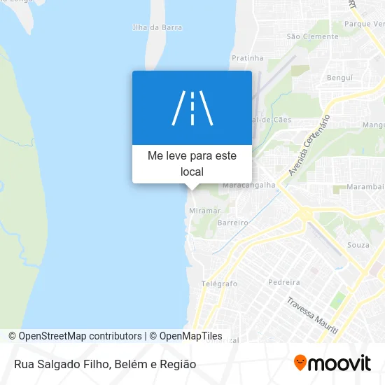 Rua Salgado Filho mapa