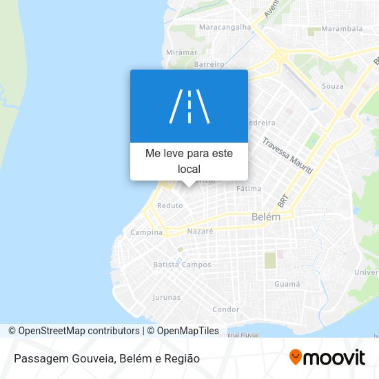 Passagem Gouveia mapa