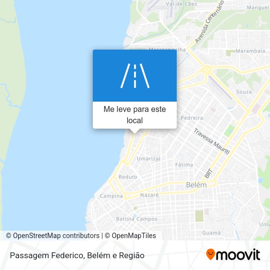 Passagem Federico mapa